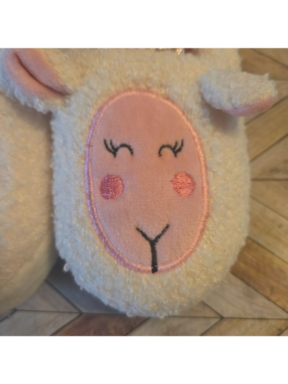Stride Rite Slippers Size 9/10 Lamb with Crown Fleece NEW - Picture 3 of 10